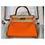 Hermès Borsa Kelly in Epsom Arancione con stampa argento (Nuovo) - vista 3