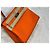 Hermès Borsa Kelly in Epsom Arancione con stampa argento (Nuovo) - vista 4
