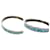 Hermès Bracelet jonc Hermes Email PM Dolphin Metal Argenté Bleu  - vue 10