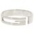 Bracciale rigido Gucci Cutout G Logo in argento