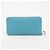 Hermès Hermes Azap Long Wallet aus hellblauem Leder - Ansicht 2