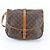 Louis Vuitton Monogram Saumur 35 Leder Schultertasche Braun - Ansicht 2