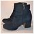 Gianvito Rossi Botines de denim azul con tacón - vista 2