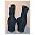 Gianvito Rossi Botines de denim azul con tacón - vista 4