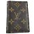 Organizer Portafoglio Louis Vuitton Canvas mini Marrone