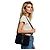 Bolso de hombro de tela negro Christopher Kane - vista 2