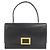 Borsa Hermès Ege in pelle di vitello box nera Nero