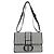Borsa a tracolla Christian Dior 30 Montaigne Nero Bianco