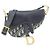 Christian Dior DIOR OBLIQUE Saddle Mini Shoulder Bag Blu