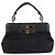 Bulgari Bolso de cuero negro Bvlgari Isabella Rossellini