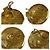 CHANEL Vintage Coco Mark Ohrringe vergoldet Golden - Ansicht 5