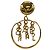 Orecchini a clip placcati in oro Chanel D'oro