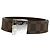 Cintura Louis Vuitton Damier Ceinture Carrée Marrone