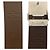 Cintura Louis Vuitton Damier Ceinture Carrée Marrone - vista 3