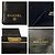 Cartera larga de cuero negro CHANEL Coco Mark - vista 3