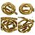 Timeless Collana Chanel Vintage Openwork Ball placcata oro D'oro - vista 8