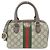 Borsa Boston Ophidia Gucci Marrone Beige