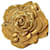 Yves Saint Laurent par Robert Goossens broche fleur métal doré  - vue 1