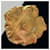 Yves Saint Laurent par Robert Goossens broche fleur métal doré  - vue 5