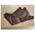 Sciarpa in seta Gucci Marrone Rosa Blu Beige Grigio  - vista 4
