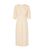 Sportmax Midi-Kleid mit V-Ausschnitt in Blassgelb Beige