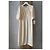 Sportmax Midi-Kleid mit V-Ausschnitt in Blassgelb Beige - Ansicht 7