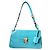 Borsa a tracolla in pelle Burberry Turchese