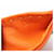 Hermès Hermes Sac Orange Feu Gold Charm Accesorio Castaño Naranja  - vista 4