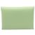 Hermès Cartera Hermes Calvi Duo Vert Cricket Verde
