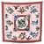 Hermès Sciarpa Hermes Carre 90 Confidents des Coeurs Rosa Multicolore