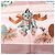Hermès Sciarpa Hermes Carre 90 Confidents des Coeurs Rosa Multicolore - vista 5