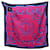 Silk In Sciarpa Hermès Petit H 90 Mors et Gourmettes Rosa Multicolore  - vista 1