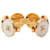 Bracciale rigido Chanel Coco Mark Bianco D'oro  - vista 2