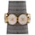 Bracciale rigido Chanel Coco Mark Bianco D'oro  - vista 4