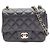 Borsa a tracolla Chanel Mini Matelassé in agnello Nero