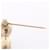 Spilla Chanel Coco Mark Bianco D'oro - vista 4
