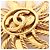 Spilla fiore logo Coco di Chanel D'oro - vista 6