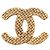 Spilla Chanel Coco Mark placcata oro D'oro