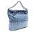 Borsa Chanel Matelassé 22 Large Denim Blu - vista 2