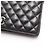 Borsa a tracolla Chanel Matelassé in agnello nero - vista 9
