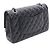 Borsa a Spalla Chanel Matelassé Double Flap Nero - vista 2