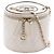 Bolso de hombro pequeño vanity Chanel Matelassé Coco Mark Negro Blanco