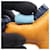 Hermès Charm per borsa Hermes Rodeo PM Marrone Blu Blu navy - vista 3