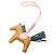Hermès Hermes Rodeo PM Sesame Rose Sakura Malachite Charm Marrone Rosa Verde