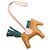 Hermès Hermes Rodeo PM Sesame Rose Sakura Malachite Charm Marrone Rosa Verde - vista 2