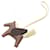 Hermès Charm Hermes Rodeo Pegasus PM Marrone Giallo  - vista 1