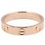 Anello Mini Love di Cartier in oro rosa 18K D'oro - vista 2
