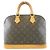 Borsa Louis Vuitton Monogram Alma PM Marrone