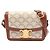 Céline Borsa a Spalla Celine Teen Triomphe Marrone Bianco Beige
