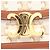 Céline Borsa a Spalla Celine Teen Triomphe Marrone Bianco Beige - vista 5